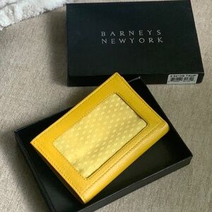 Gold Leather Wallet, new, never used.
